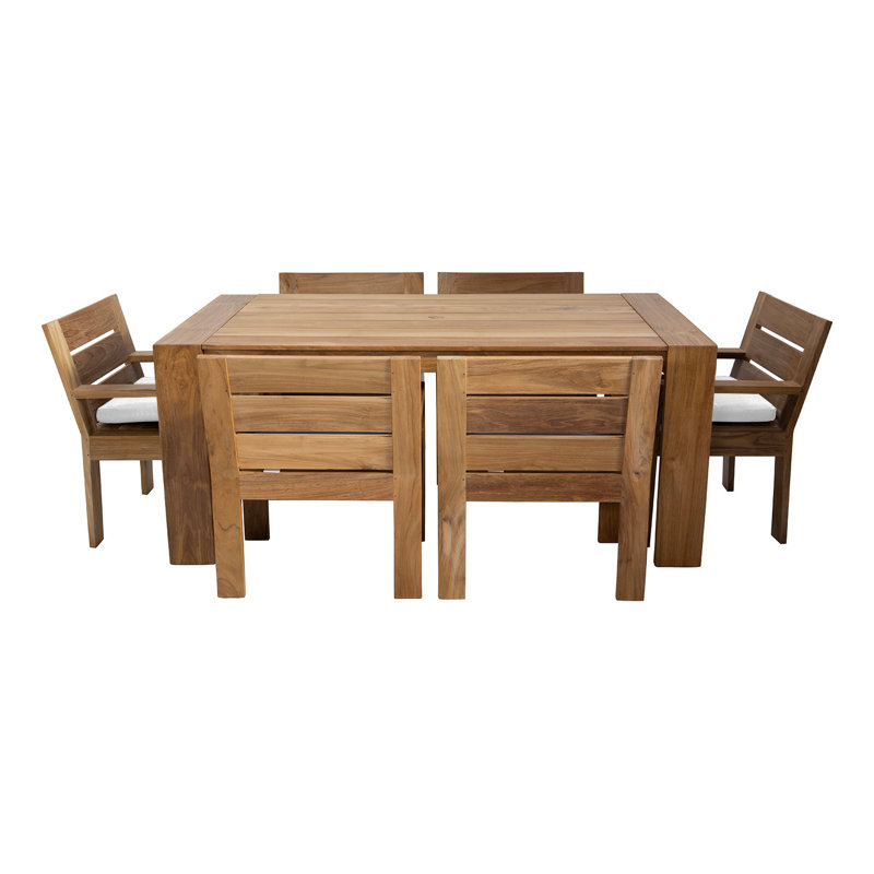 Pacific 7 - Piece Dining Set, White