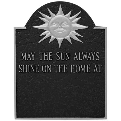 4-Line Wall Address Plaque