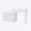 Commode double 10 tiroirs Steinber