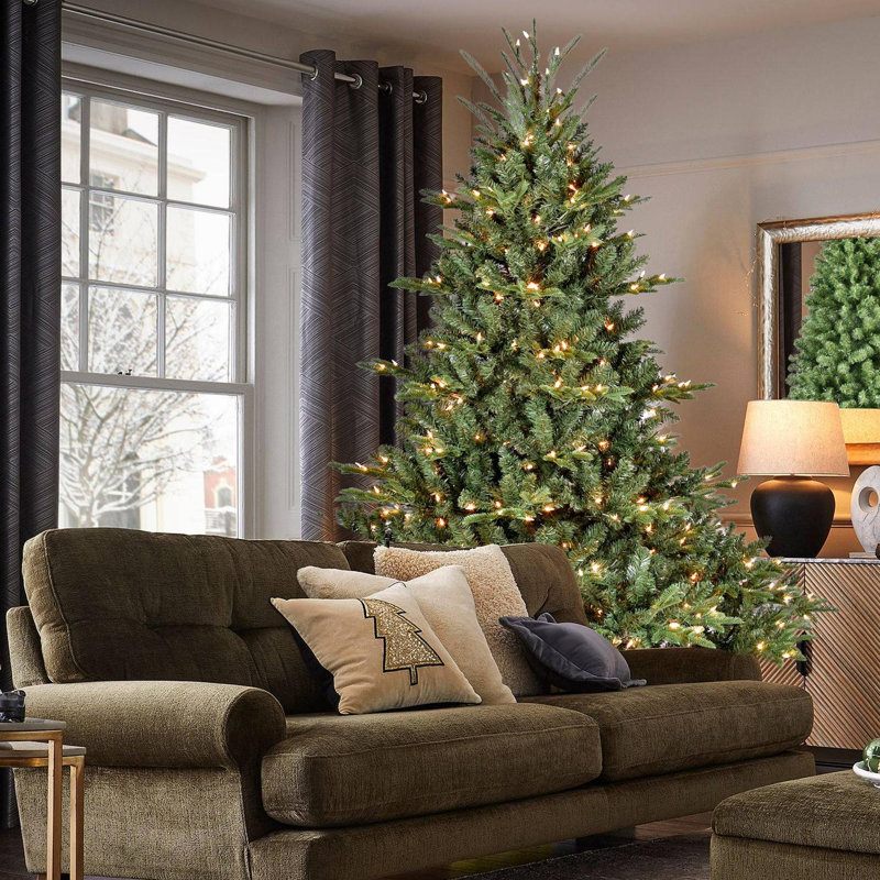 Arbre de Noël artificiel 7,5 pi pré-éclairé, H 82,9 pi