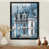 Black Single Picture Framed Canvas