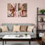 2 Piece Wrapped Canvas Wall Art