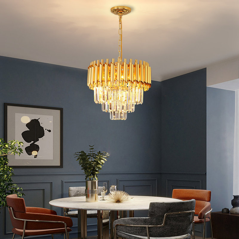 Gulnanj 4 - Light Tiered Chandelier, Gold