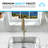 KBFmore 17.63 Inch Dual Function Stainless Steel Kitchen Faucet with Pull Out Down Spray Head-86309179