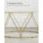 Doynton 33.1'' Gold Coffee Table
