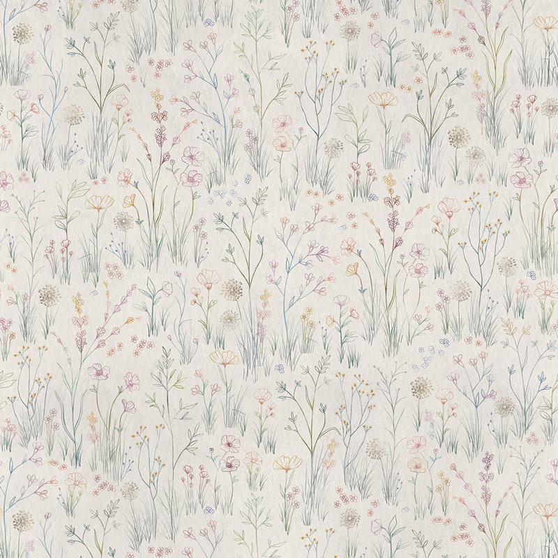 Papier peint adhésif non tissé de qualité supérieure 38,6 po x 120 po Meadow Carnival