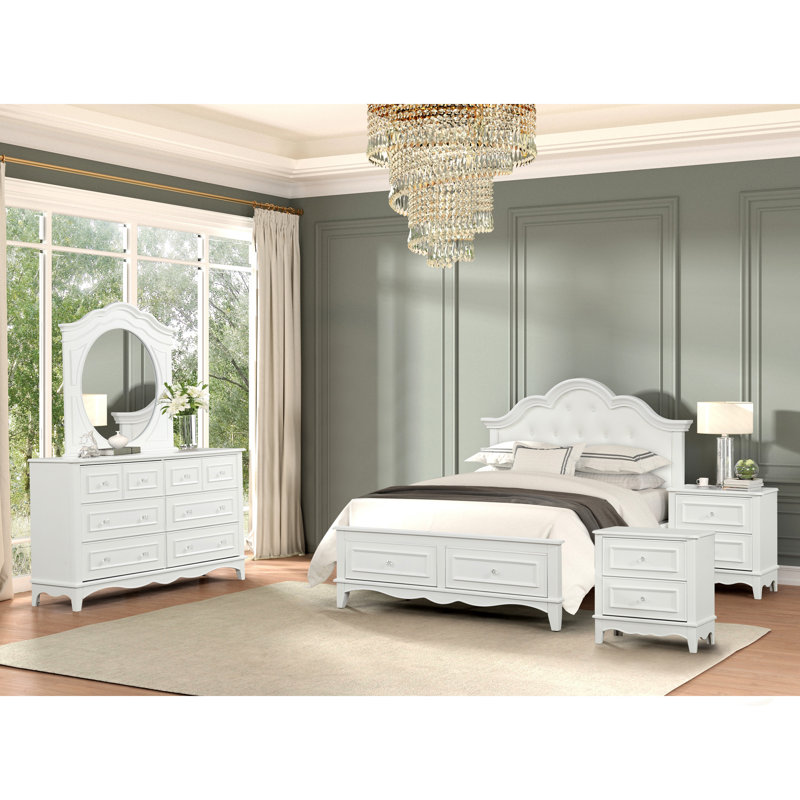 Ensemble de chambre à coucher 5 pièces Oconnor, Queen