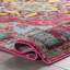 Tapis rose à motif bohème rétro tissé à la machine Performance Juliemarie-24959926