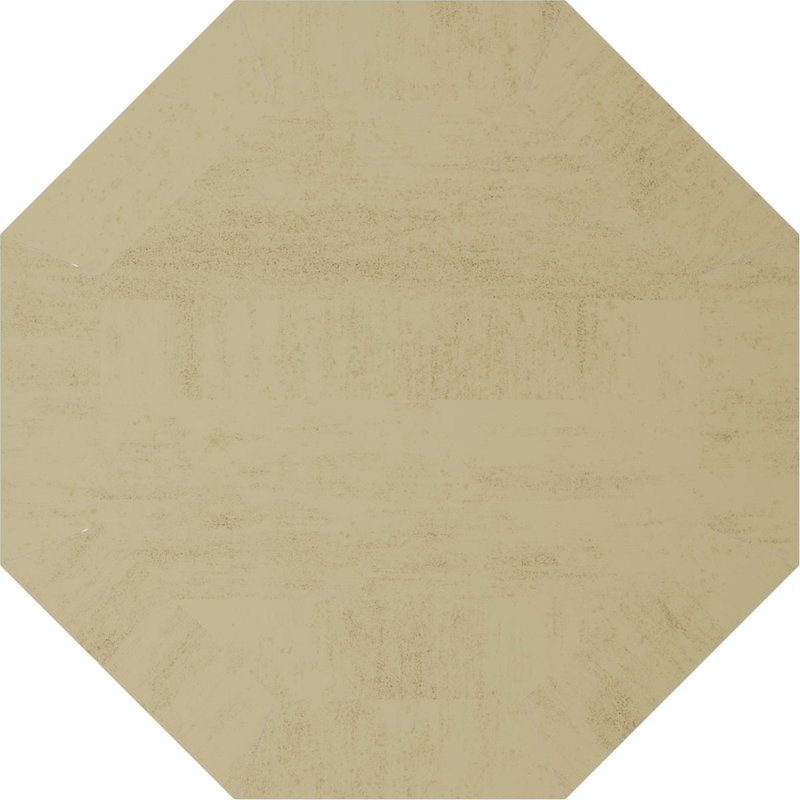 Timberthane Octagonal Faux Wood Non-Functional Gable Vent, Primed Tan, Knotty Pine, 30" H x 30" W x 1" L