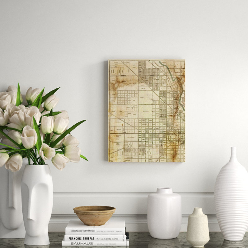 Chicago City Grid I Print by Zoey Riley, Glass Coat, 32" H x 24" W