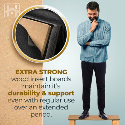 XXL 25In X 68In Couch Support For Sagging Cushions - Extra Wide Sofa Cushion Board - 0.4In Saggy Cushion For Seat - Sagging Couch Support Board