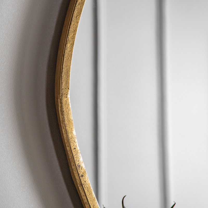 Ellisburg Metal Flat Wall Mirror
