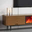 Meuble télé avec foyer à flamme simulée-107361016