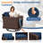 7 Person Sofa Set 6 Piece Outdoor Wicker Sofa With Swivel Rocking Chairs-1664652341