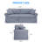 Rolled Arm Slipcover Sofa-672684726