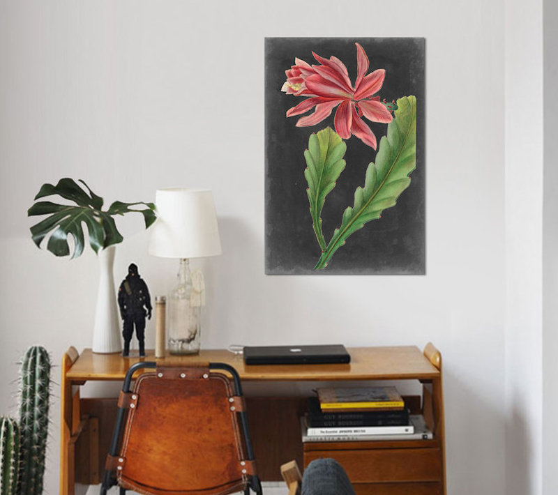 «Dramatic Tropicals I», reproduction d'impression sur toile tendue, H 40 po x l 26 po x P 1,5 po, Toile tendue, Pas de tapis