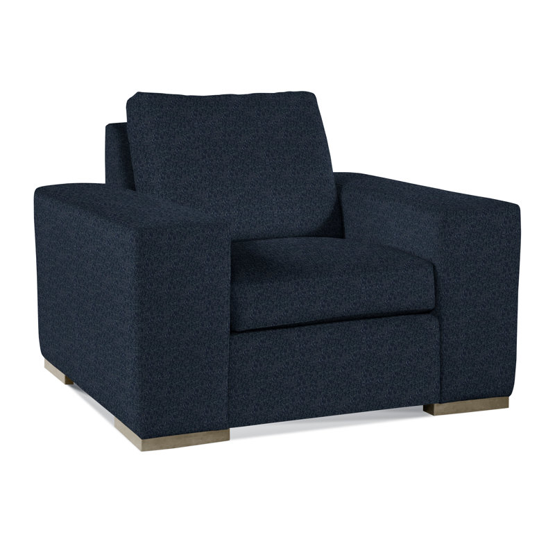 Memphis Armchair, Navy Crypton Performance; 0822-61, Java