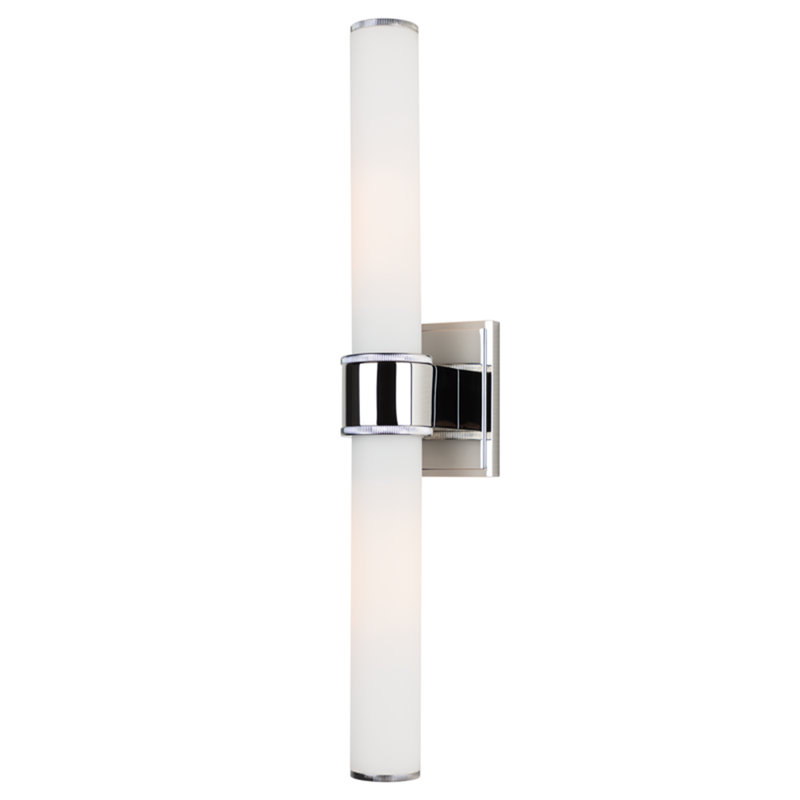 Mill Valley 2-Light Wall Sconce, Polished Nickel