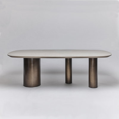 Becket Oval Solid Oak Dining Table