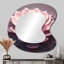 Miroir mural asymétrique moderne Tender Blossoming-107229441