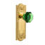 Meadows Plate with Waldorf Emerald Door Knob-1140374624
