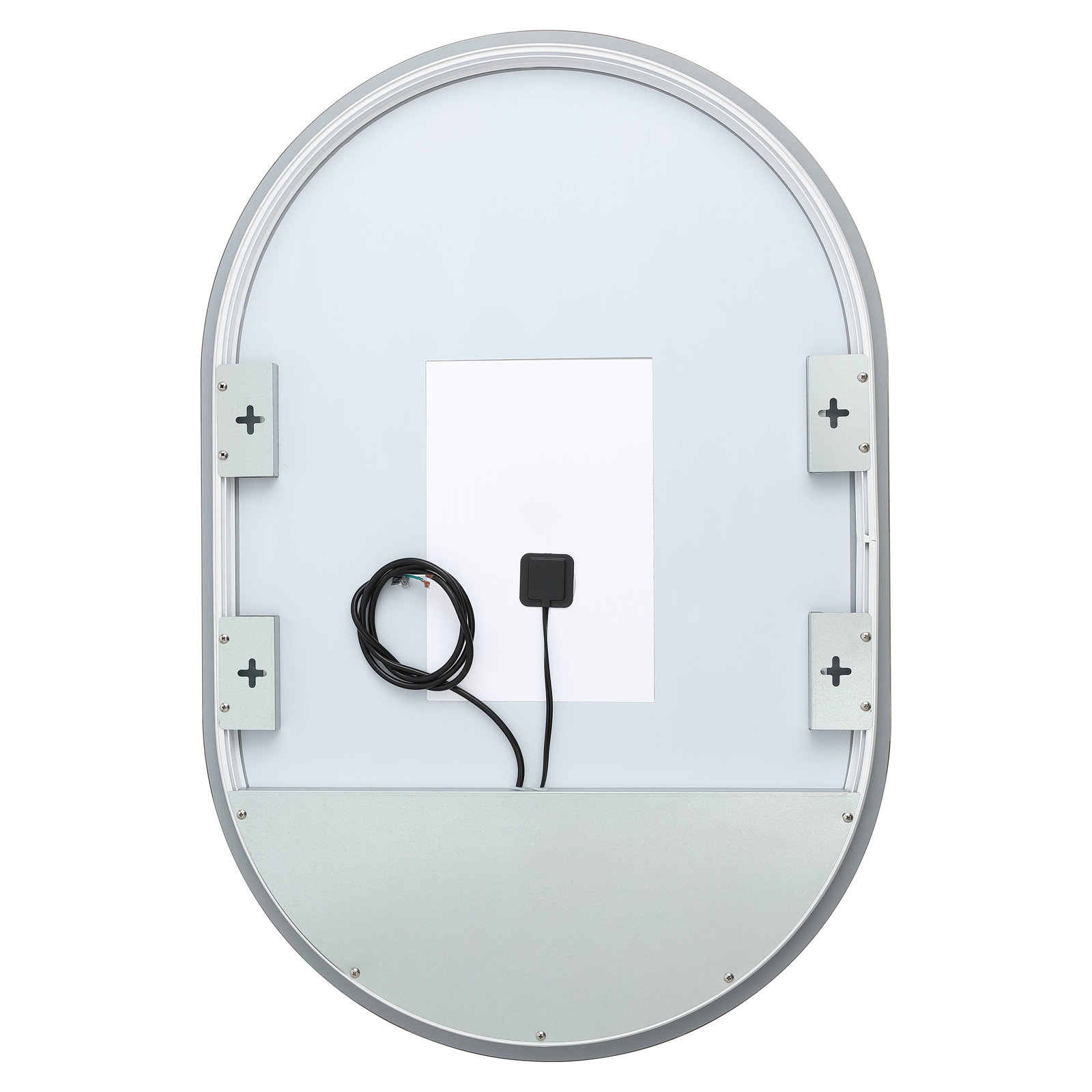 Keiko Aluminum Oval Wall Mirror