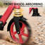 HOMCOM One-click Folding Kick Scooter for 14+ w/ Adjustable Handlebar-124921191