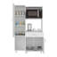 Armoire de cuisine blanche à 3 portes