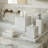 Marble Matte Resin Tissue Box Cover