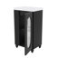 Meuble-lavabo moderne de 20 pouces avec porte en verre et tablette personnalisable-1929198232