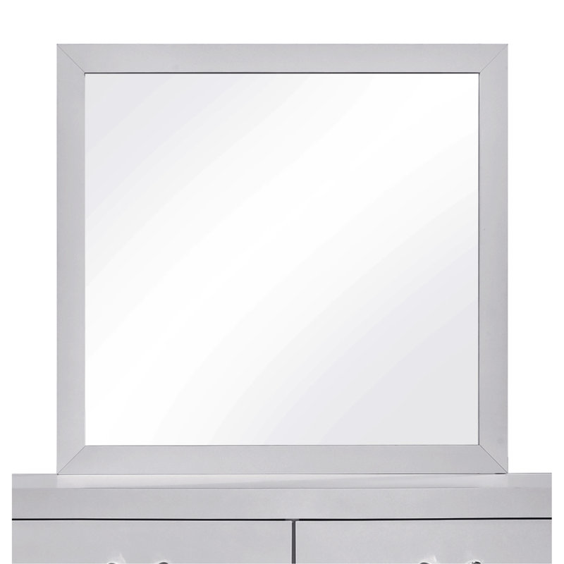 Miroir Moreland G002900-M, blanc scintillant