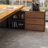 Brown L-Shaped Solid Wood desks-107440732