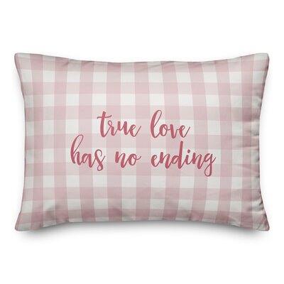 True Love Has No Ending Throw Pillow -  Designs Direct Creative Group, 5450-ED4