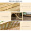 Banc de jardin Outsunny avec arche et pergola