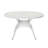 Aveah 47" W Round Metal Patio Dining Table with Umbrella Hole-84453675