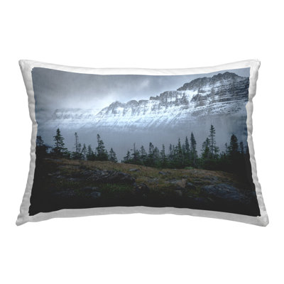 Conception de coussin décoratif First Snow Mountains