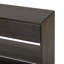 Table d'entrée vintage avec tiroirs et tablettes, parfaite pour le rangement et la présentation dans les couloirs et les salons