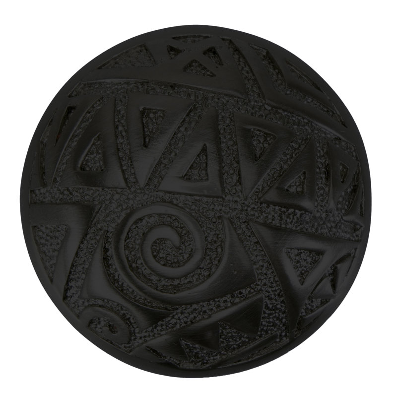 edgar berebi cooper knob in matte black plate