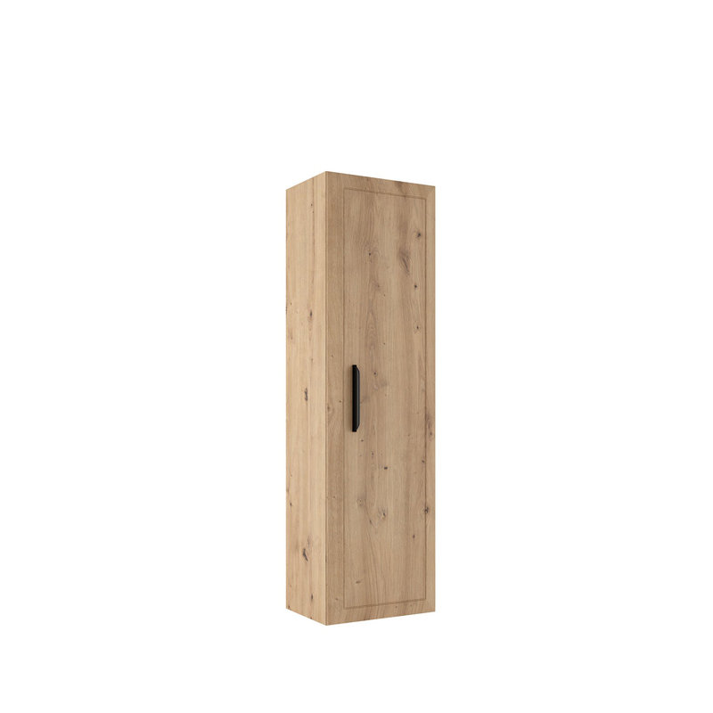 Gosman 47" Tall 1-Door Side Cabinet, Natural