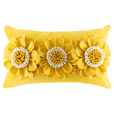 Sunflower Lumbar Rectangular Indoor/Outdoor Pillow Cover