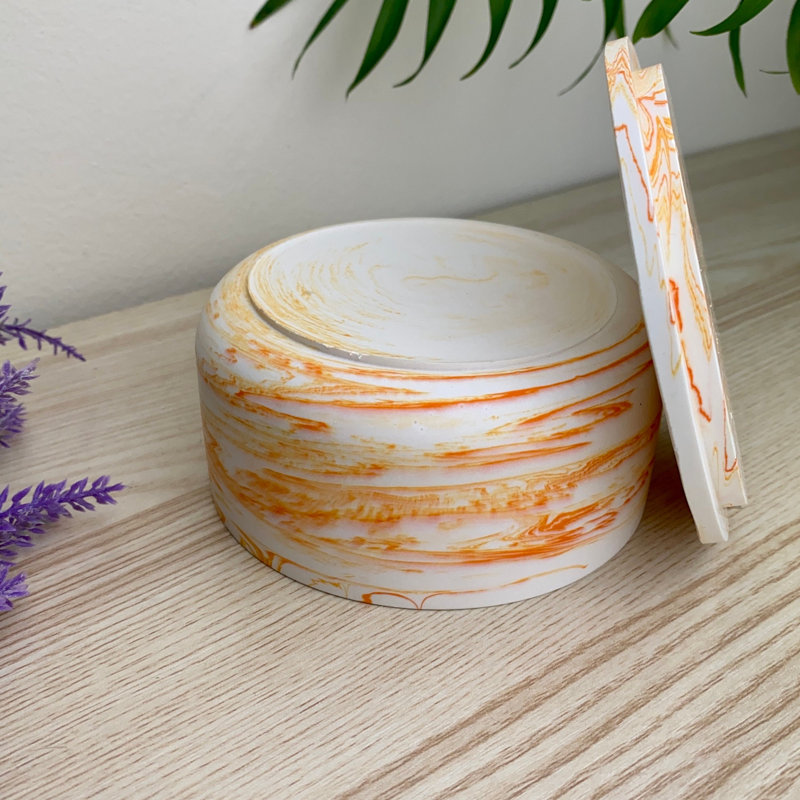 Storage Pot, Orange