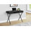 Bureau d'ordinateur, bureau personnel, ordinateur portable, installation à gauche, à droite, tiroirs de rangement, L 42 po, bureau, métal