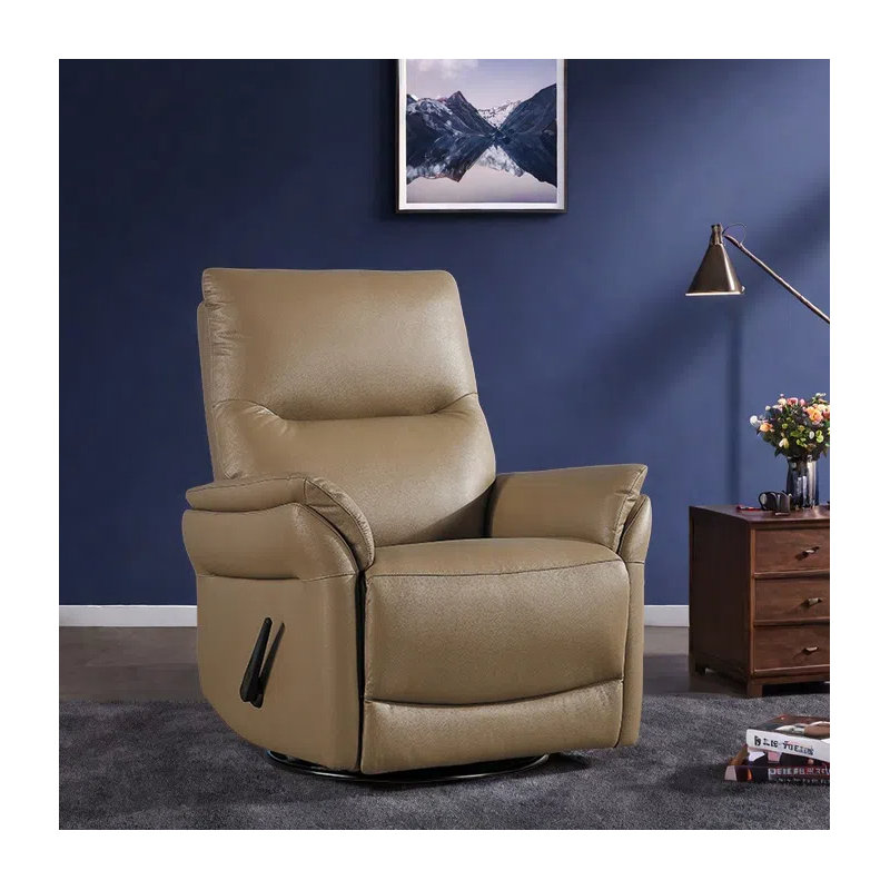 Quality fashion sofa casual rotating recliner, Brown