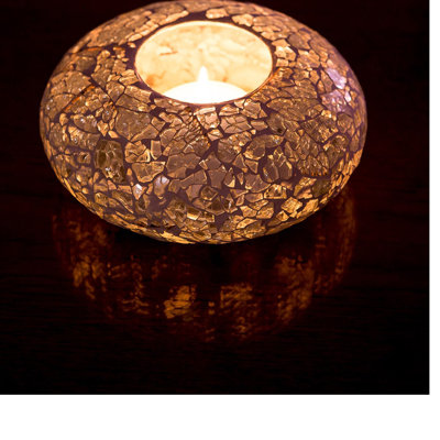 Windlicht Mosaic aus Glas