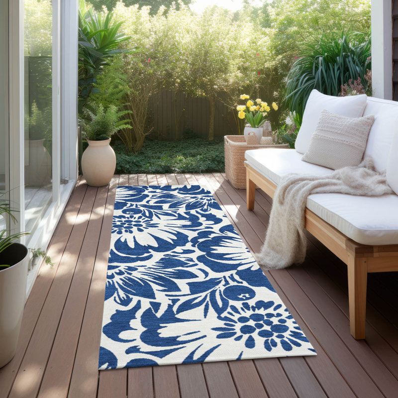 Tapis intérieur / extérieur Rockcrest avec envers antidérapant, Tapis de couloir 2 pi 3 po x 7 pi 6 po