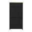Ensemble d'armoire à chaussures mince avec 4 tiroirs rabattables, solution de rangement supérieure à motif de grain de bois avec panneau réglable, étagère à chaussures de style moderne avec tiroirs pour le couloir-1372038295