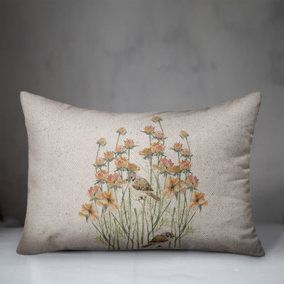 Floral Throw Pillow