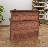 Nasjah 47" Walnut Reception Desk w/Transaction Counter | Multifunctional Front Desk