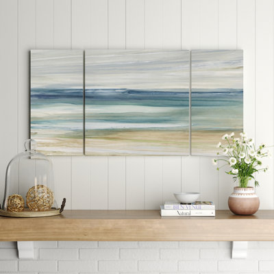«Ocean Breeze» - 3 pièces, impression sur toile