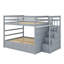 Spacious Full-Over-Full Bunk Bed With Detachable Twin Trundle-1669910730